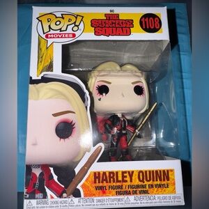 Funko Pop! Harley Quinn Figure - Red, Black, White